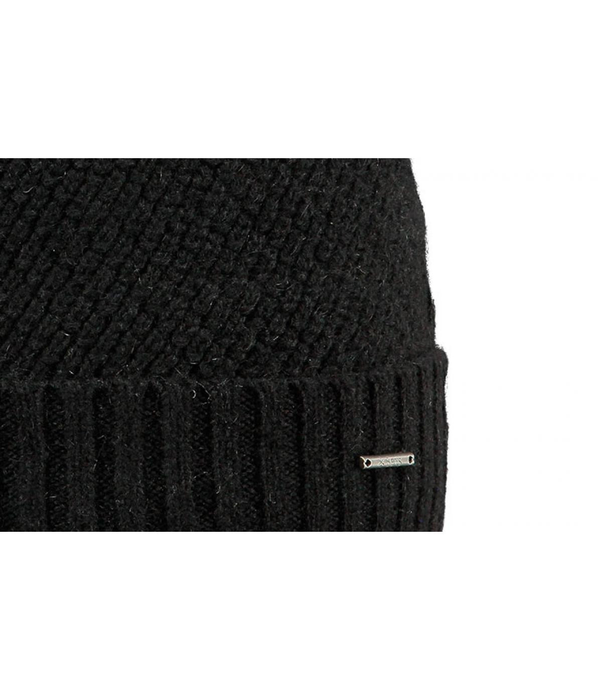 Nero pom Beanie Nero pom Beanie